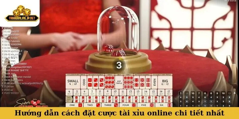 Hướng dẫn cách đặt cược tài xỉu online chi tiết nhất